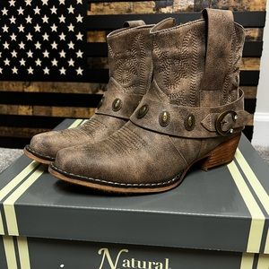 Natural Reflections Kaylee Buckle Ankle Boot